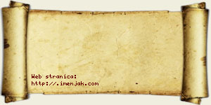 Una Budimir vizit kartica